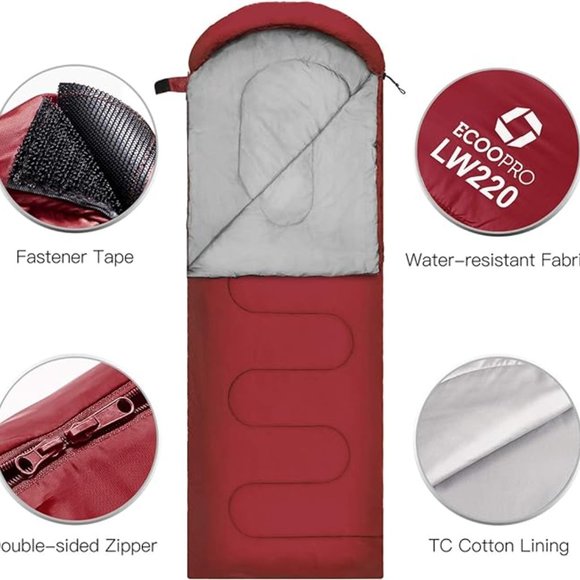 ECOOPRO Sleeping Bag - New - Picture 5 of 5